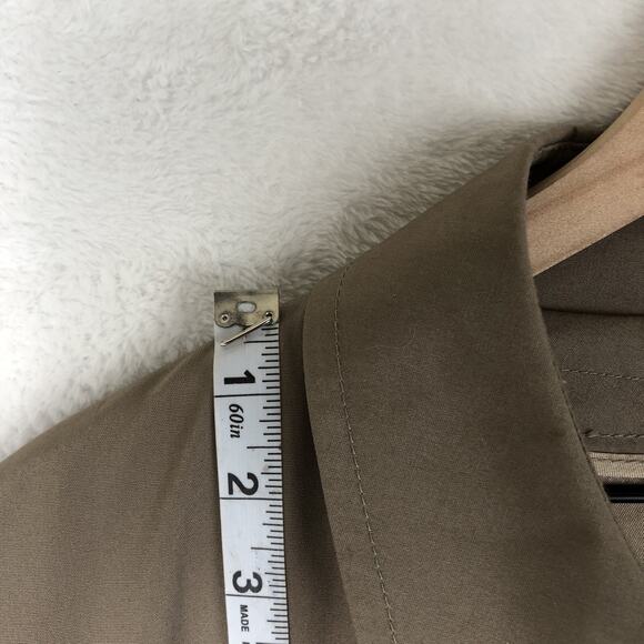 HART SHAFFNER & MARX Overcoat w Wool Zip Out Liner Sz‎ 48R Khaki Rain Repellent - Picture 11 of 15